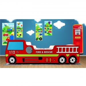 fire engine toddler bed
