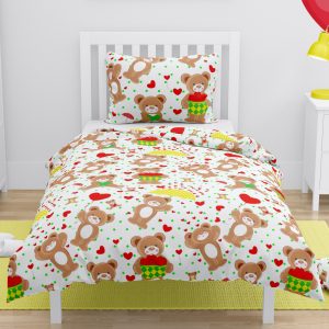 Toddler bedding Love Hearts